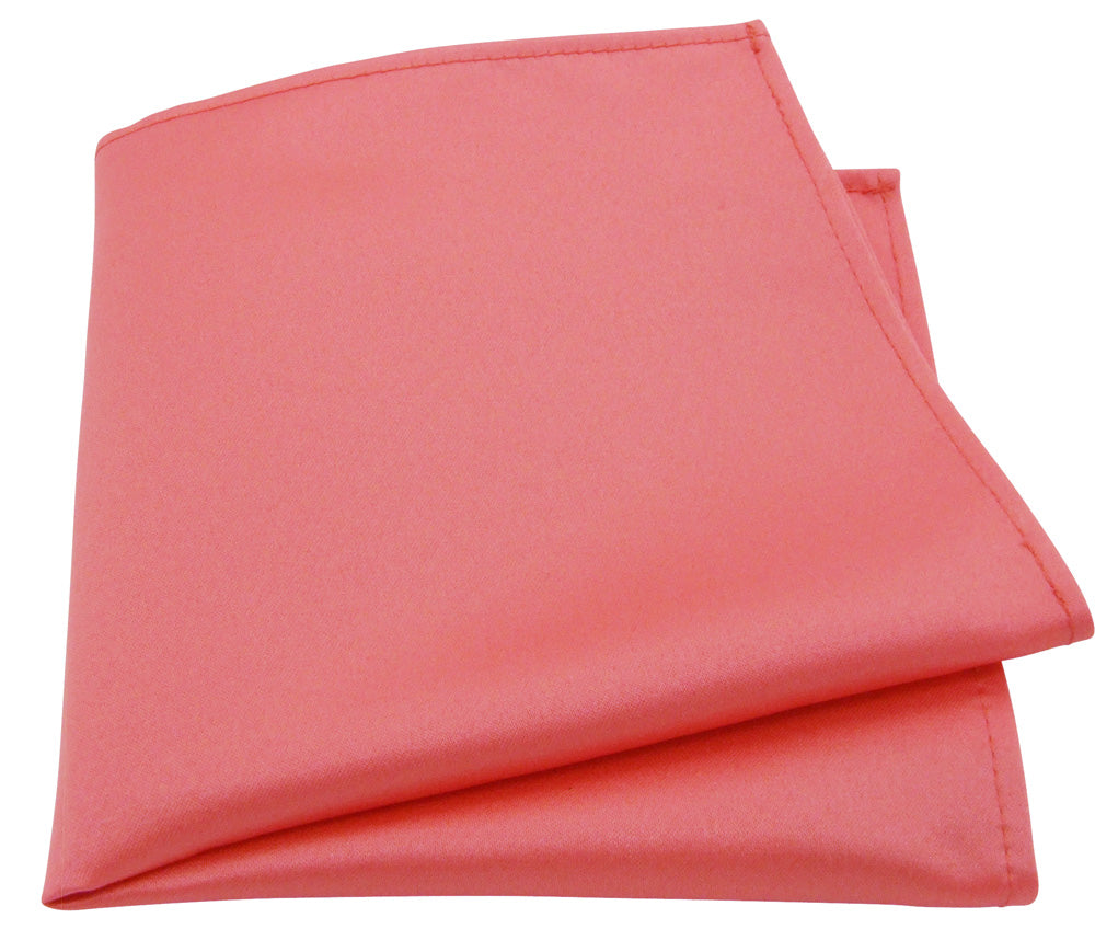 Clearance - Coral PInk Pocket Square
