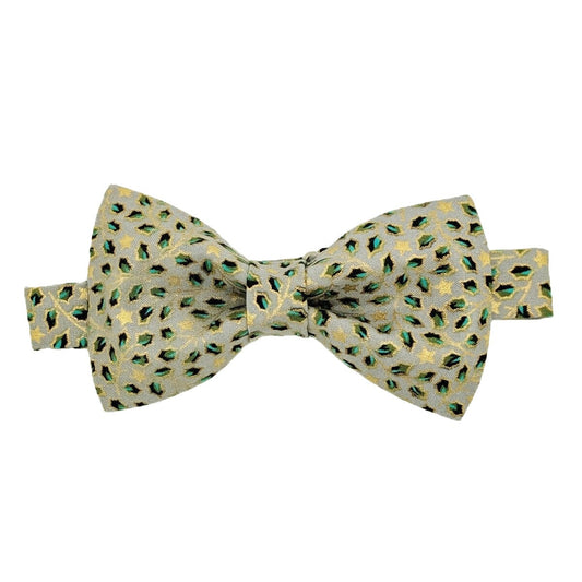 Holly Leaves Bow Tie - Bow Ties - 