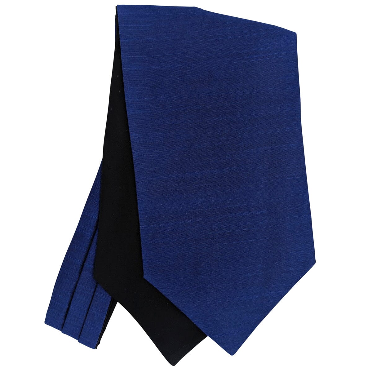 Imperial Blue Dupion Cravat - Cravats - 