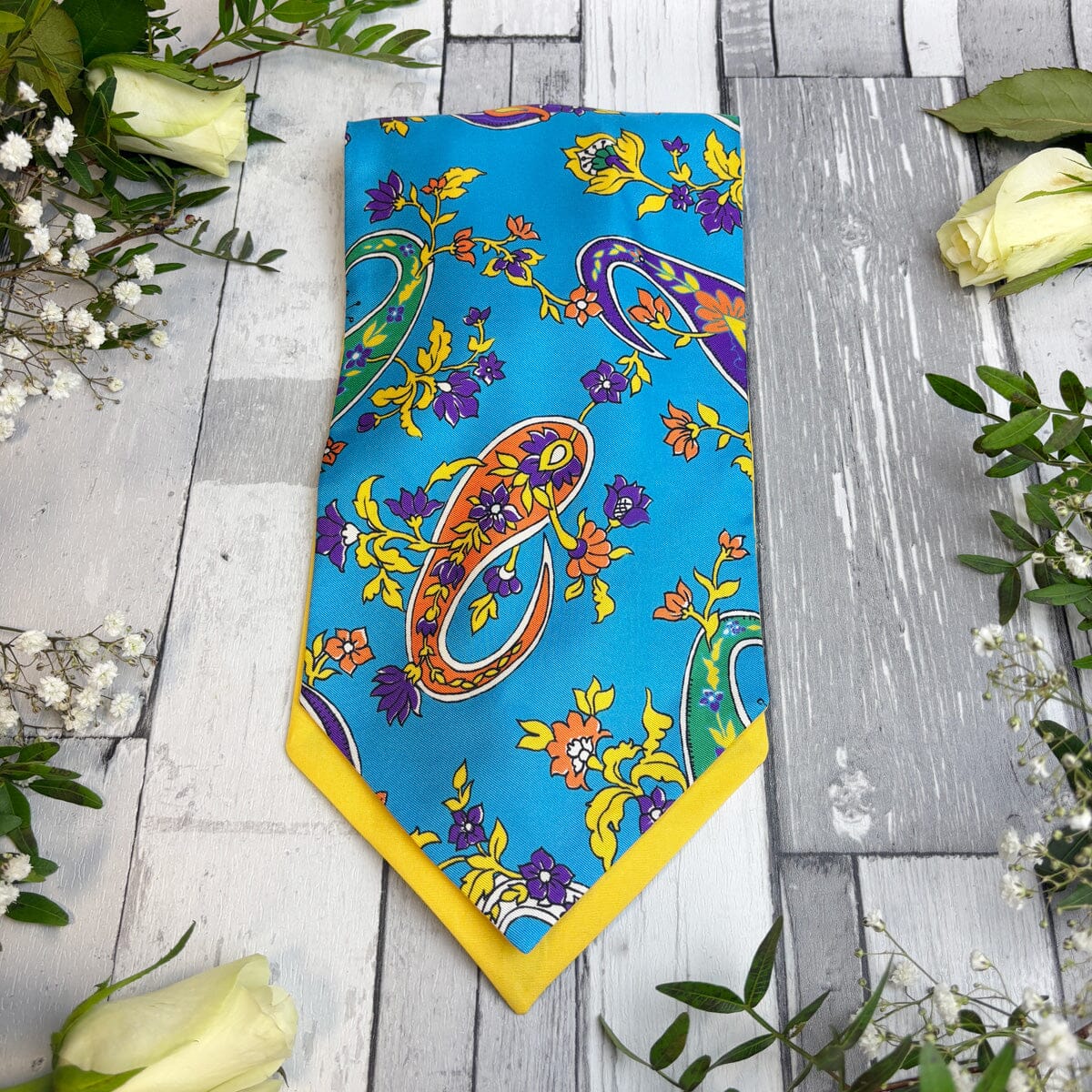 Italian Paisley Silk Cravat - Cravats - 