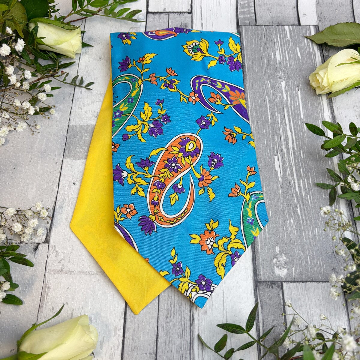 Italian Paisley Silk Cravat - Cravats - 