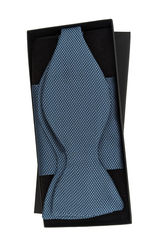 Jewel Blue Silk Bow Tie Set - LIMITED EDITION - Bow Ties - - THREADPEPPER