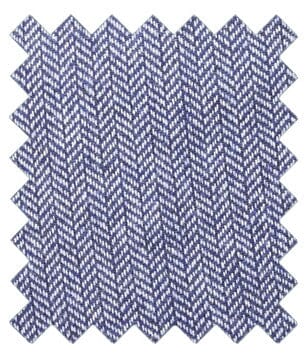 Jude Blue Herringbone Suit Swatch - Swatch - 