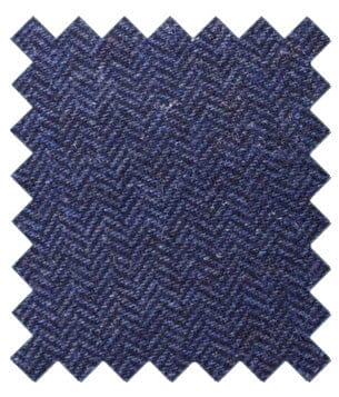 Jude Navy Herringbone Suit Swatch - Swatch - 