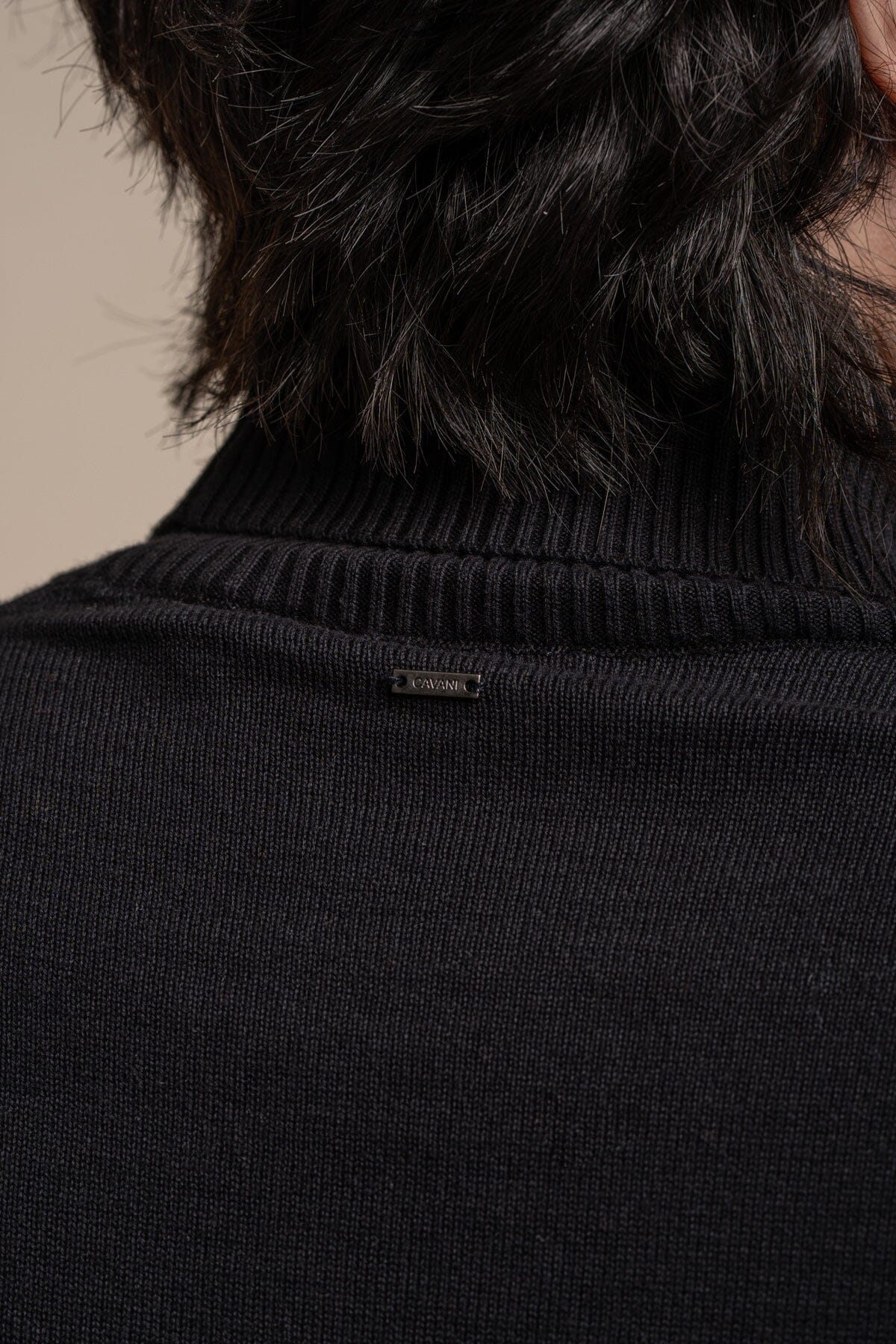 Karris Black Roll Neck Jumper - Jumpers - - THREADPEPPER