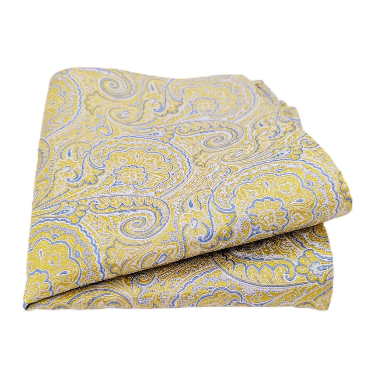 Lemon Paisley Pocket Square - Accessories - 