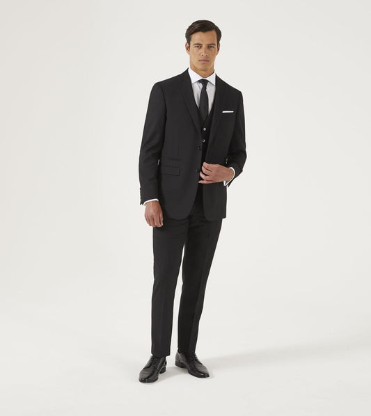 Madrid Black 2 Piece Suit - Suits - 
