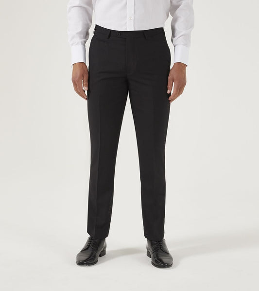 Madrid Black Trousers - STOCK CLEARANCE - Trousers Sale - 28R 