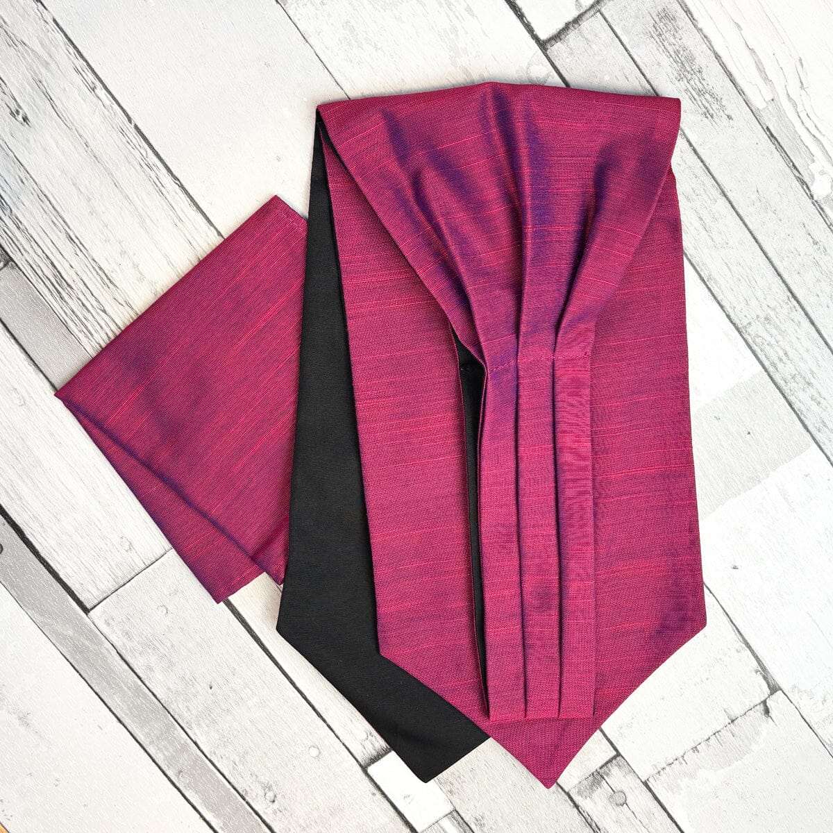 Magenta Dupion Cravat - Cravats - 