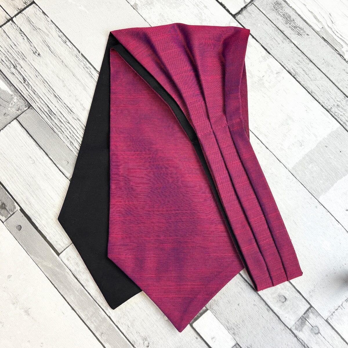 Magenta Dupion Cravat - Cravats - 