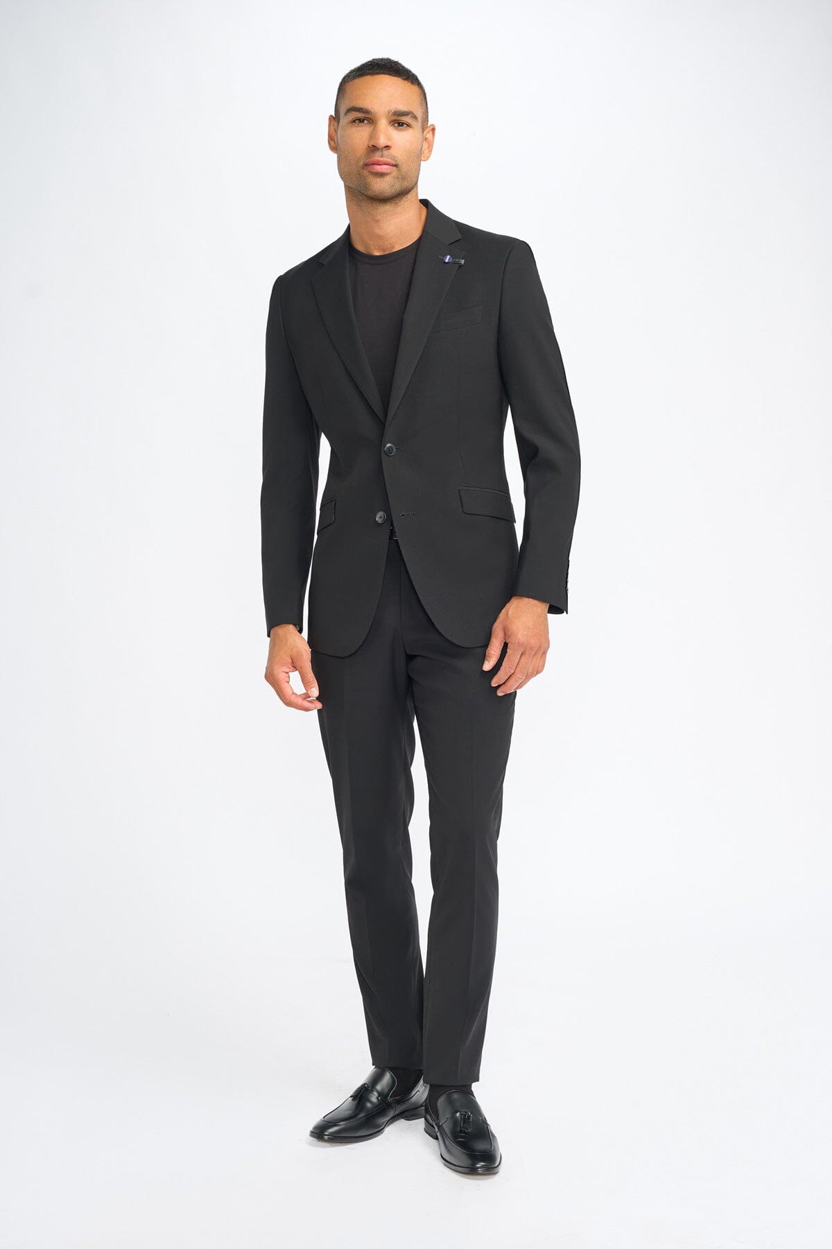 Malibu Black 2 Piece Suit - Suits - 