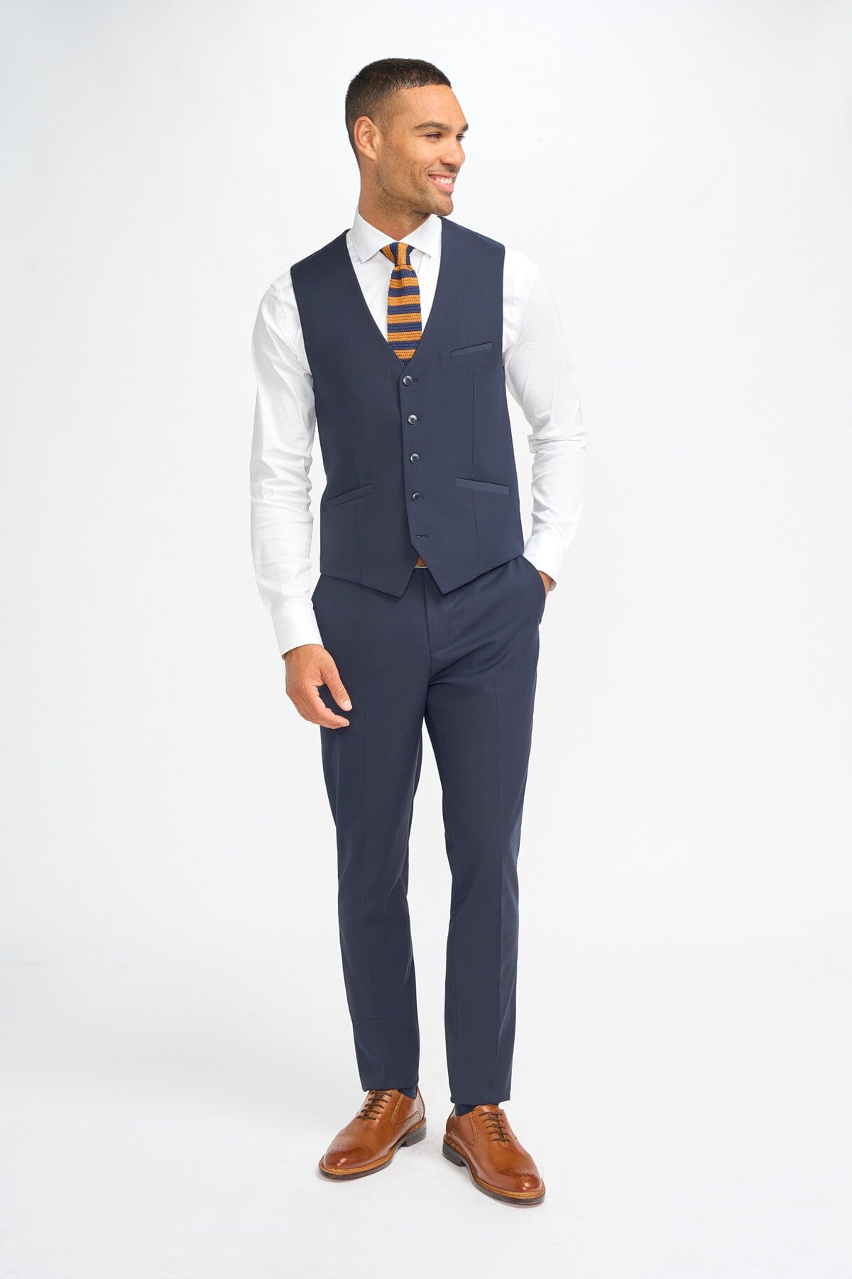 Malibu Navy 3 Piece Suit - Suits - 
