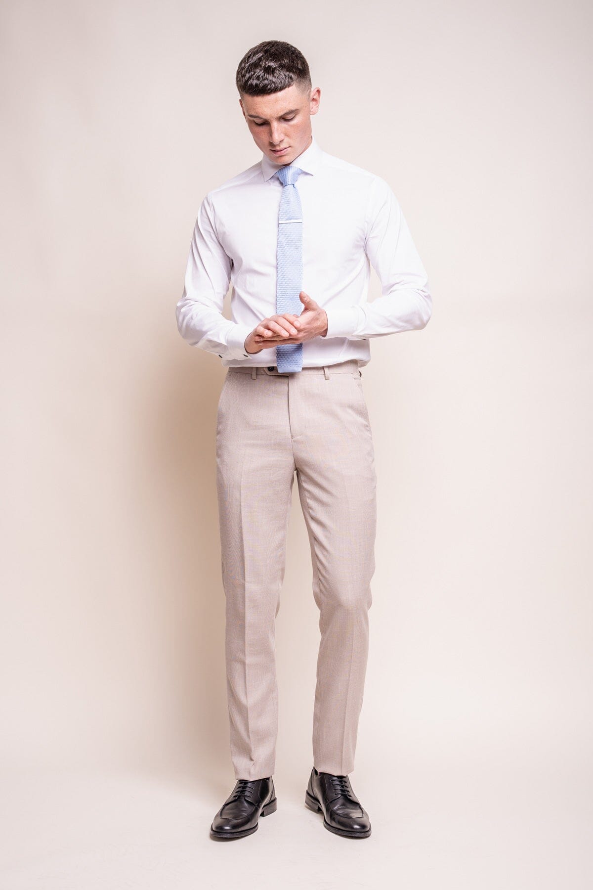Miami Beige Trousers - Trousers - 