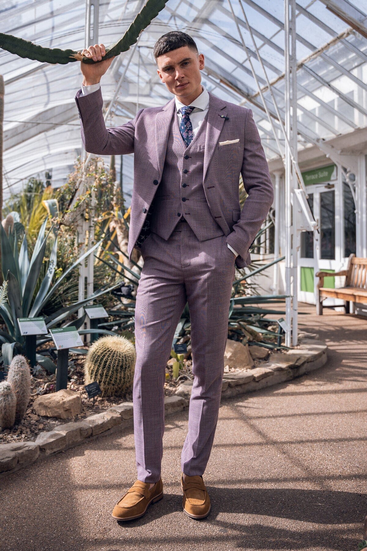 Miami Lilac 3 Piece Suit - Suits - 