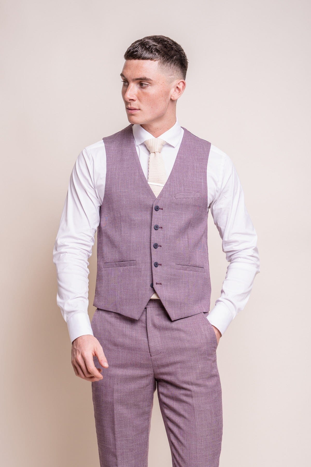 Miami Lilac 3 Piece Suit - Suits - 