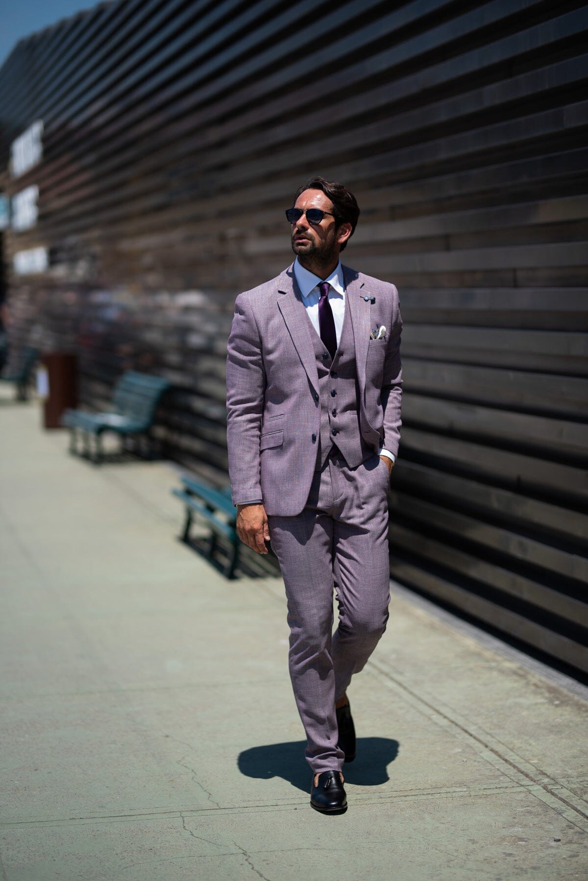 Miami Lilac Suit Swatch - Swatch - 