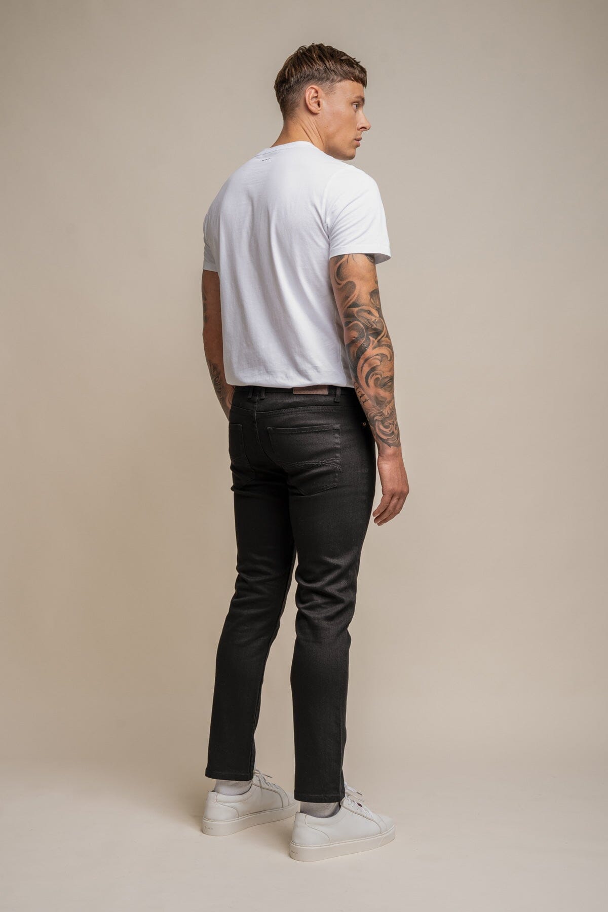 Milano Black Stretch Denim Jeans - Jeans - 