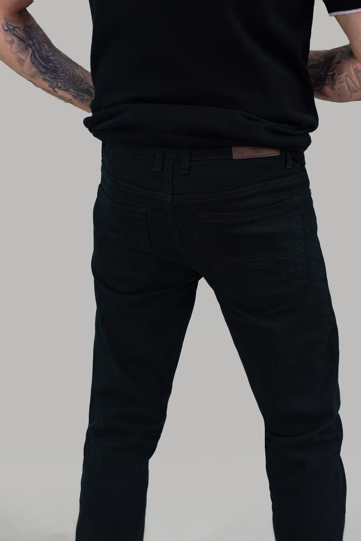 Milano Black Stretch Denim Jeans - Jeans - 