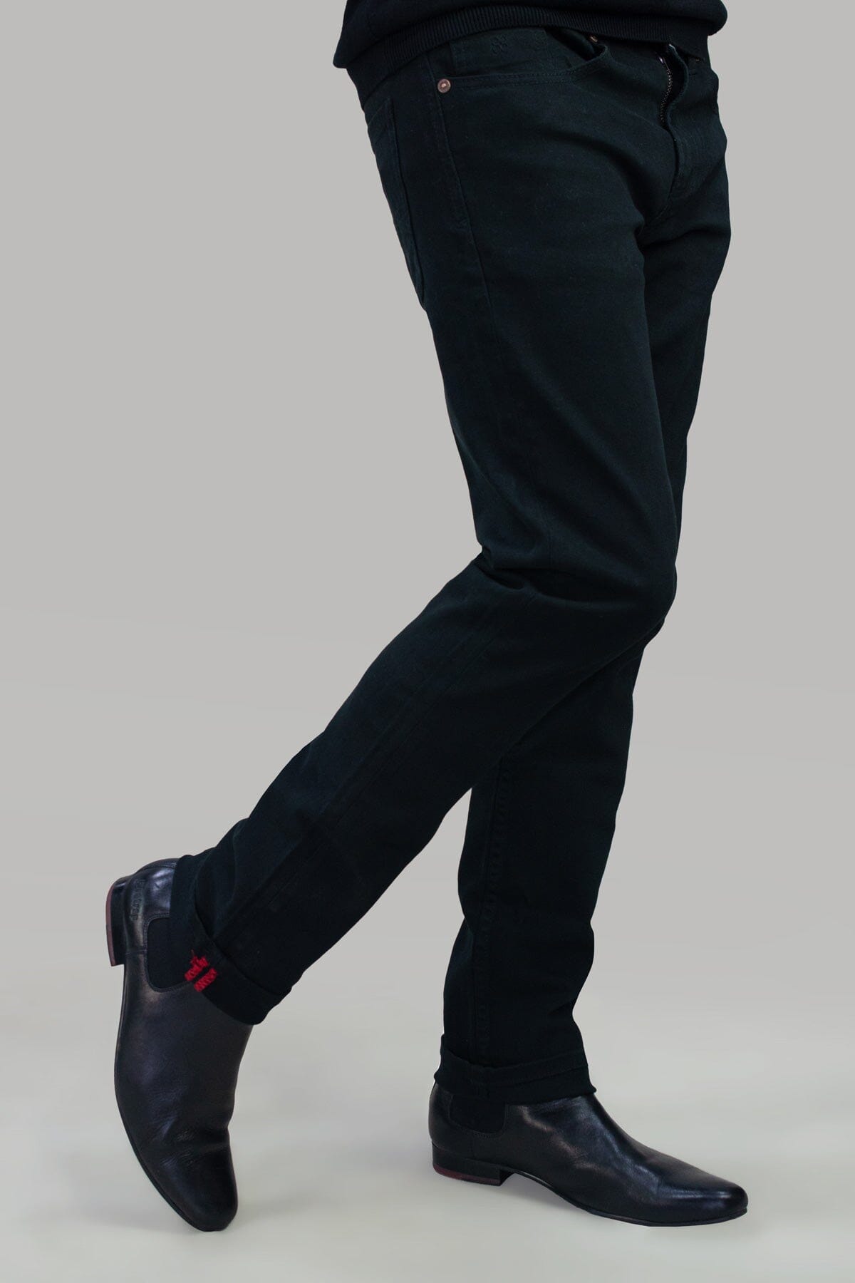 Milano Black Stretch Denim Jeans - Jeans - 