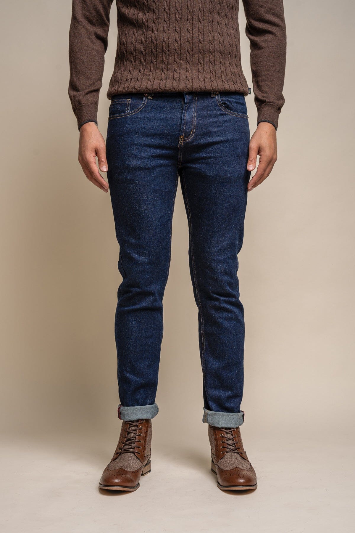 Milano Stonewash Stretch Denim Jeans - Jeans - 30S 