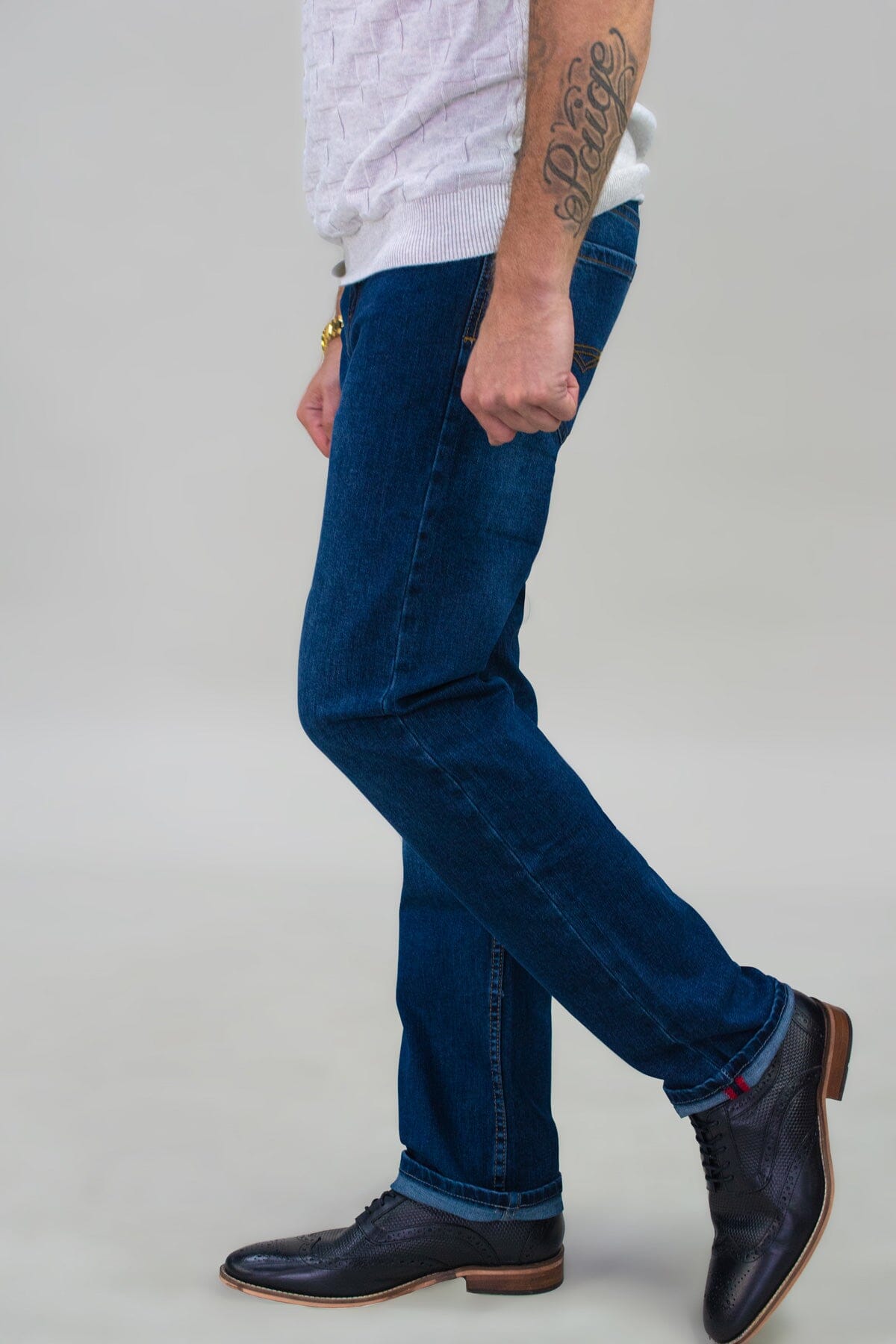 Milano Stonewash Stretch Denim Jeans - Jeans - 