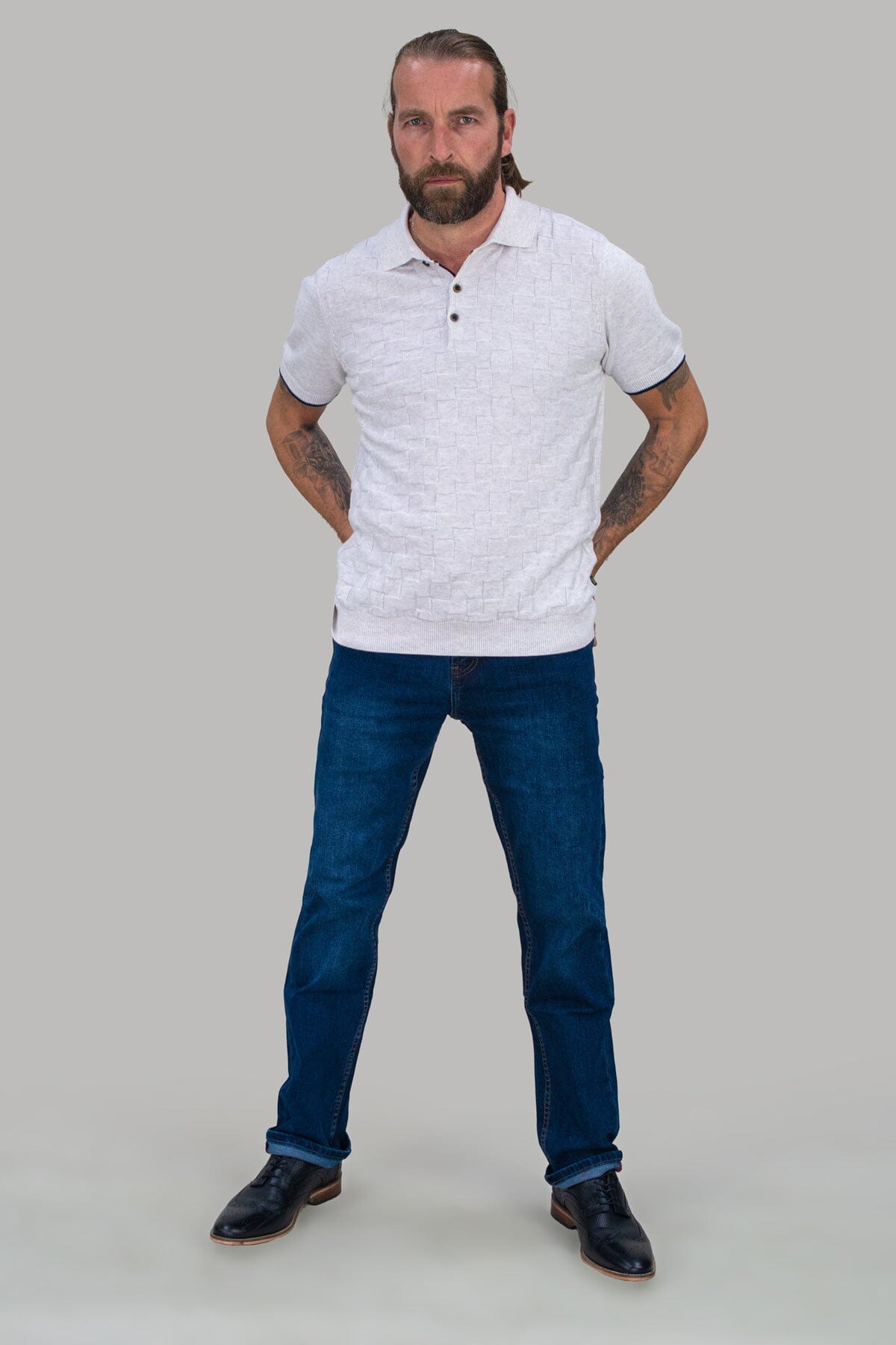 Milano Stonewash Stretch Denim Jeans - Jeans - 