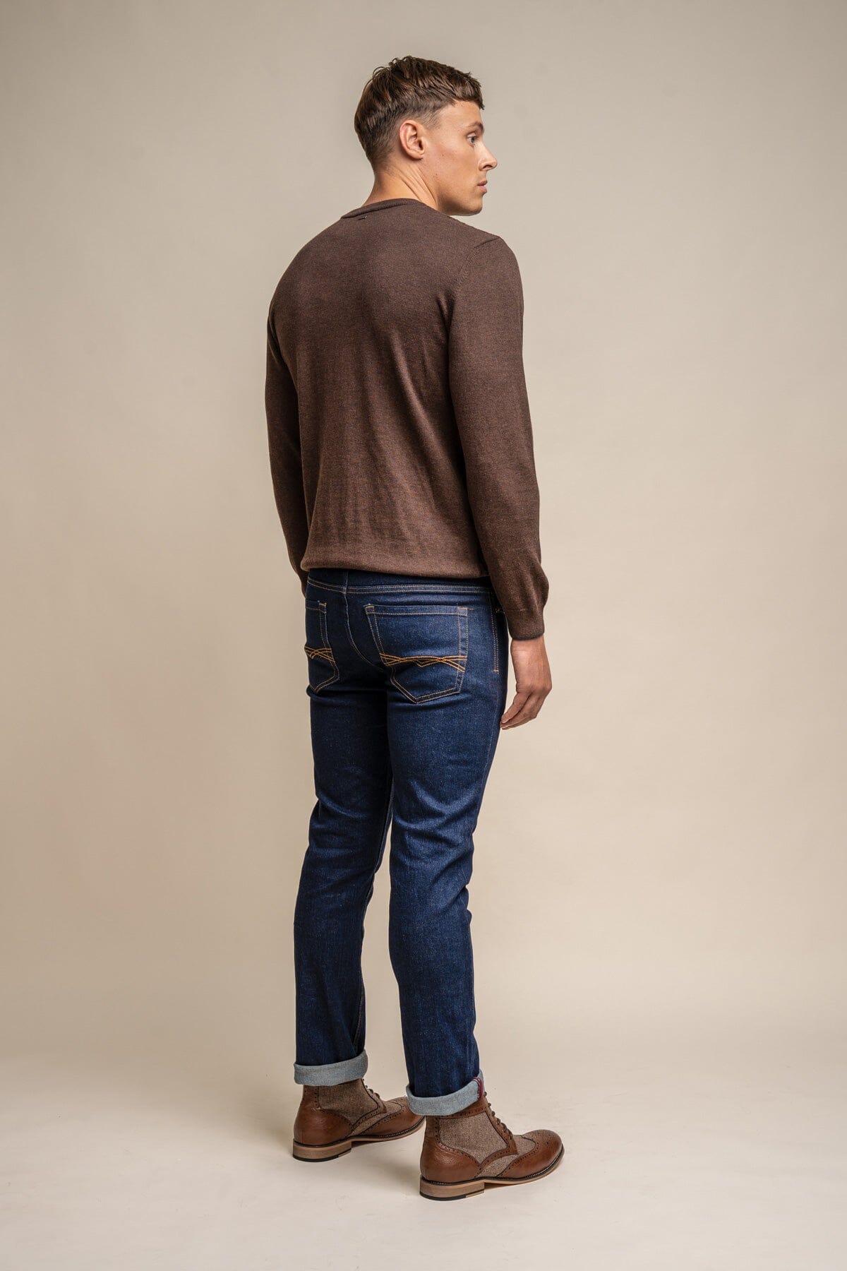 Milano Stonewash Stretch Denim Jeans - Jeans - 