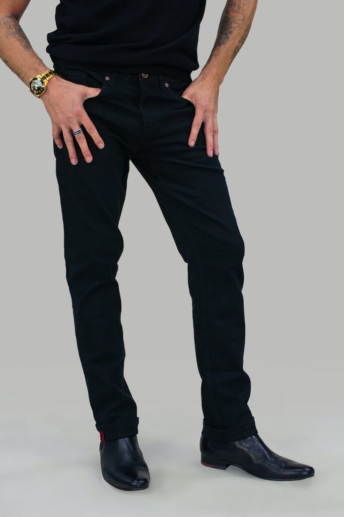 Milano Stretch Denim Jeans - Jeans - Black 30S 
