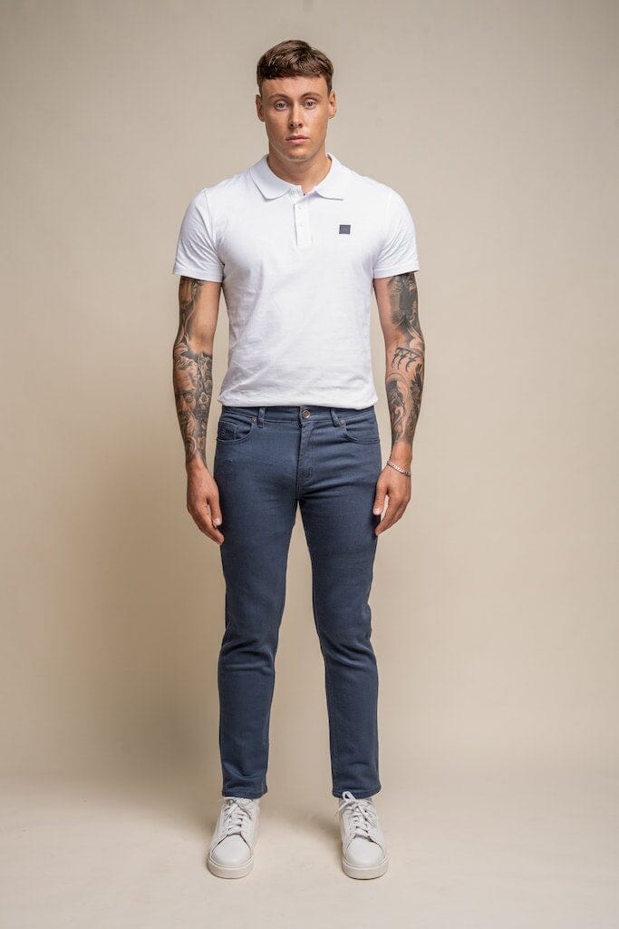 Milano Stretch Denim Jeans - Jeans - Storm Grey 30S 