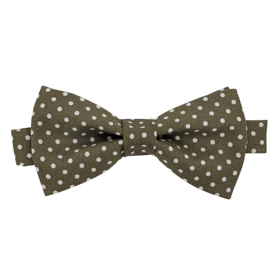 Moss Spot Bow Tie - Bow Ties - Pre-Tied 