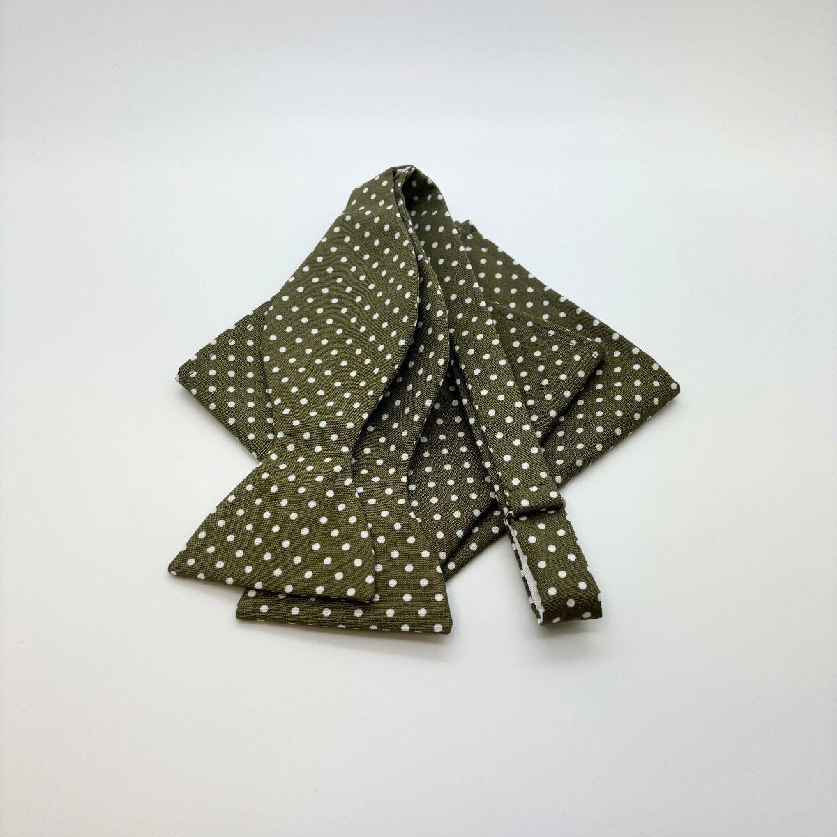 Moss Spot Bow Tie - Bow Ties - Self-Tie Bow Tie & Pocket Square - Save £1.00 