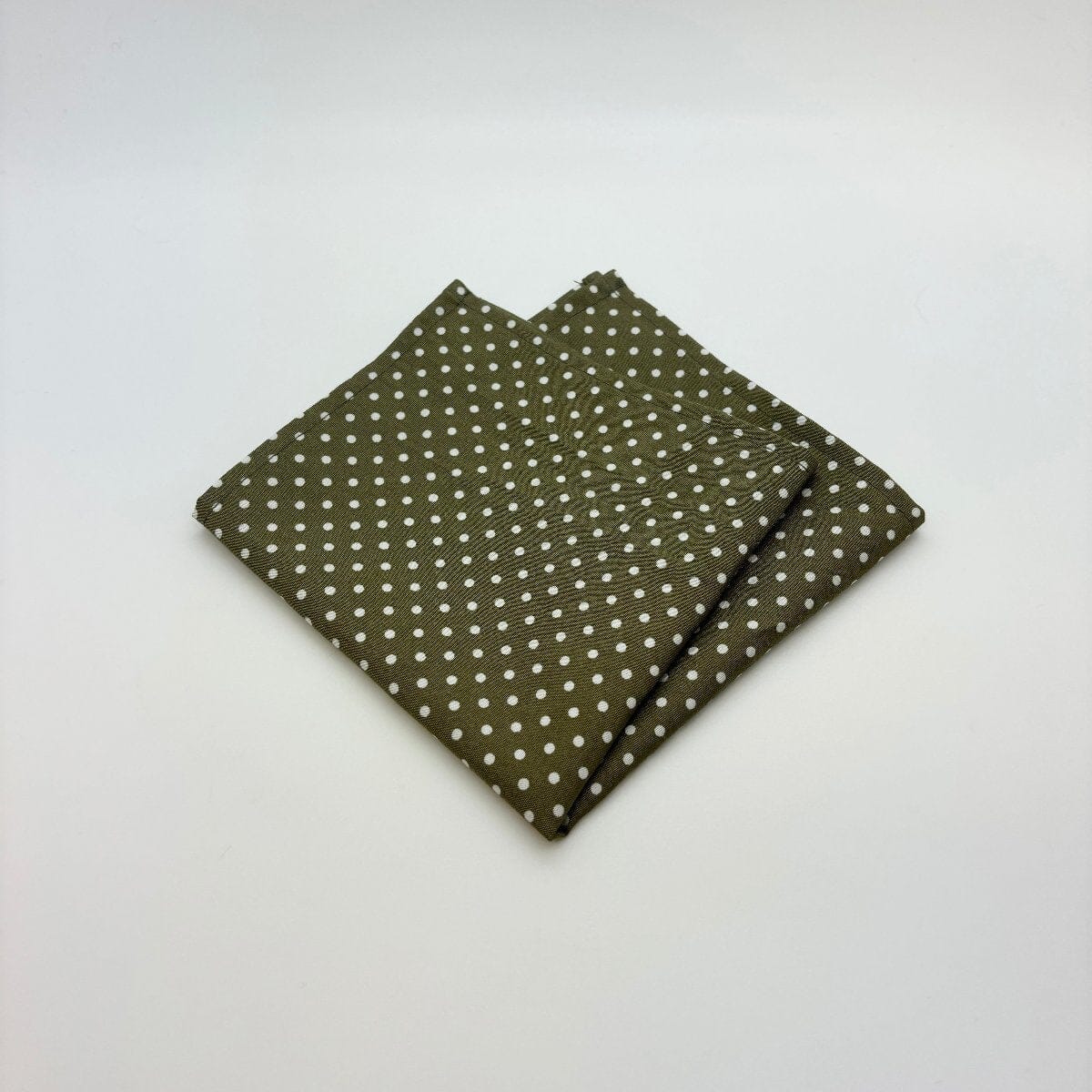 Moss Spot Cotton Pocket Square - Handkerchiefs - 