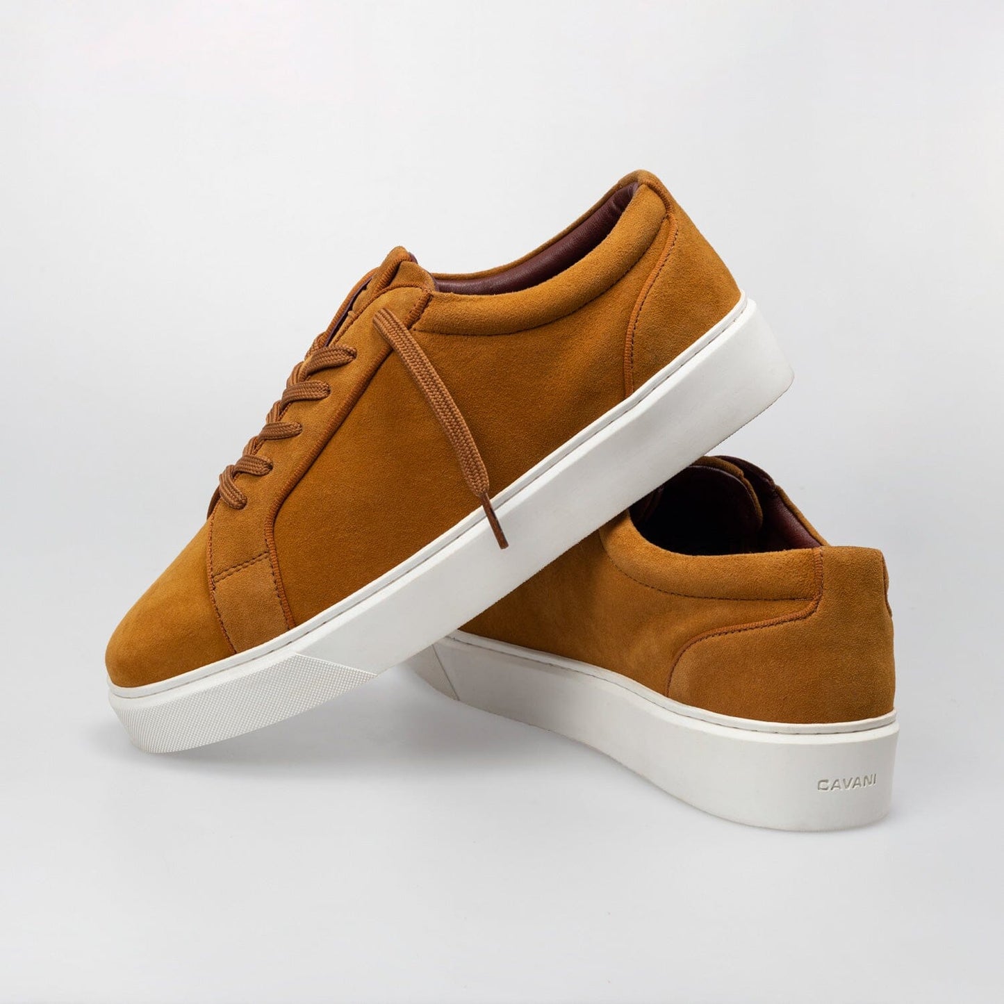 Mustard Suede Trainers - Trainers - - THREADPEPPER