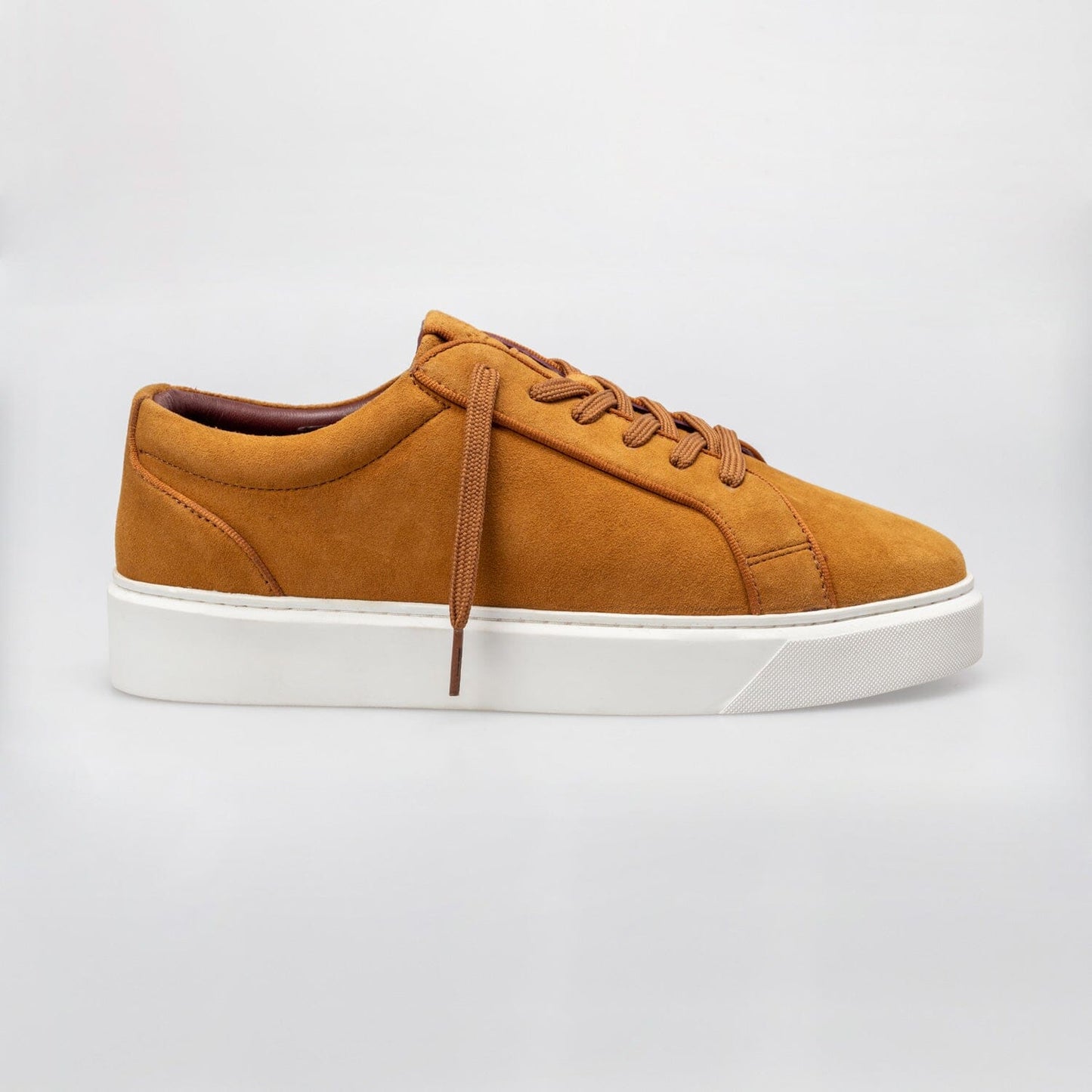 Mustard Suede Trainers - Trainers - 7 - THREADPEPPER