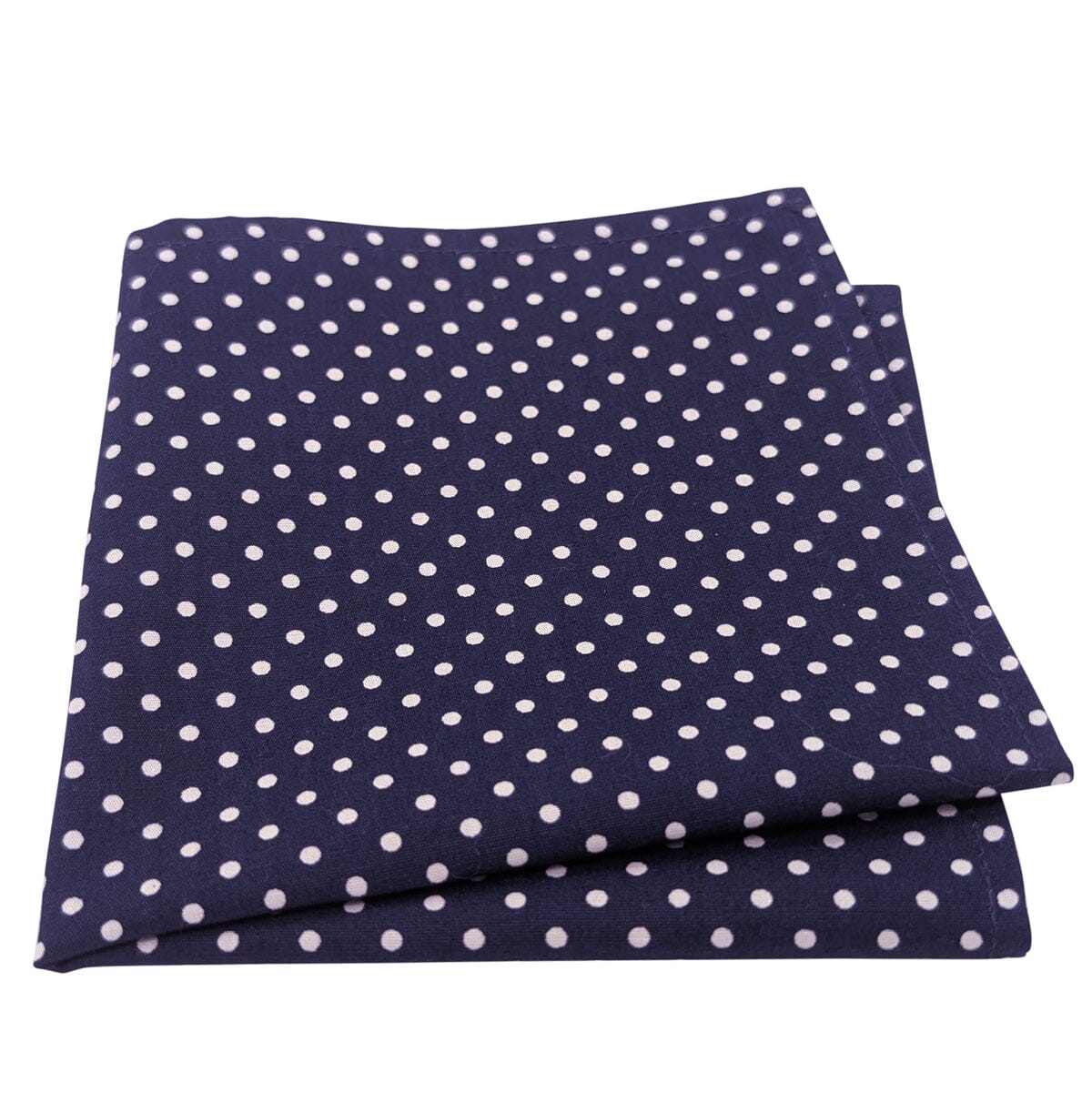 Navy Spot Cotton Cravat - Cravats - 
