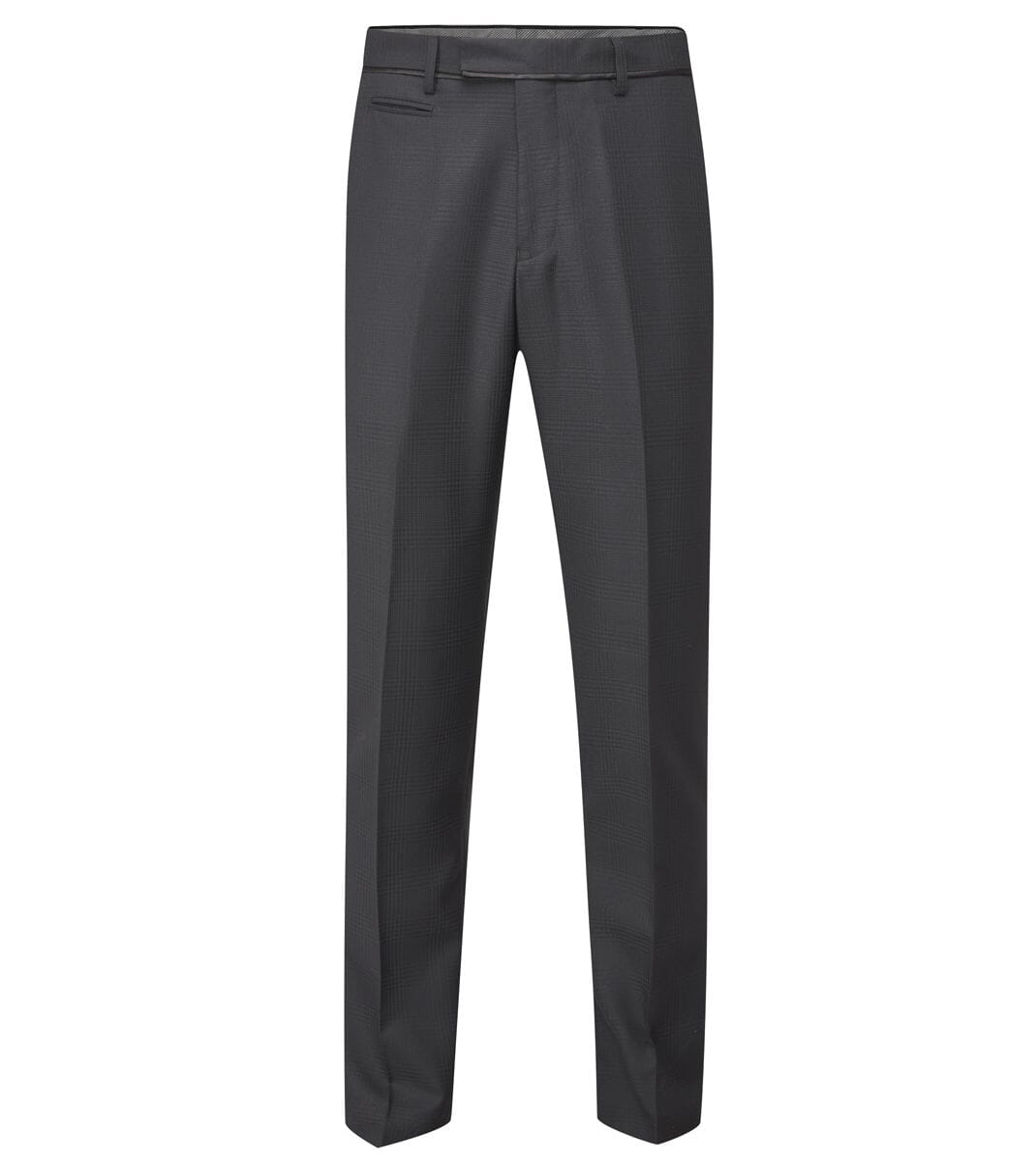 Newman Black Check Dinner Trousers - Trousers - - THREADPEPPER