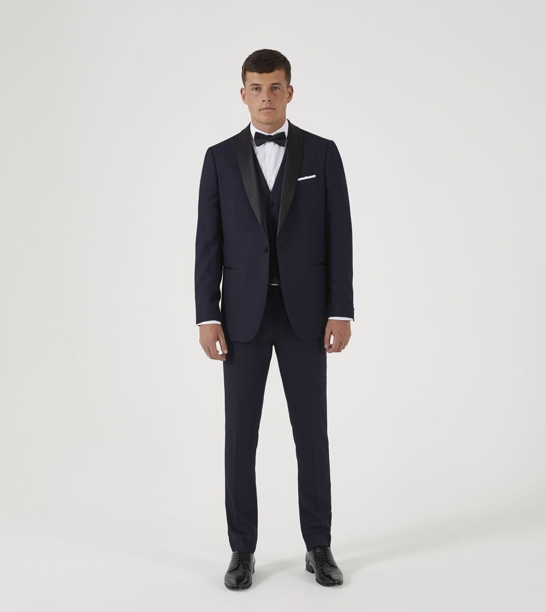 Newman Navy Check Dinner Jacket - Blazers & Jackets - - THREADPEPPER