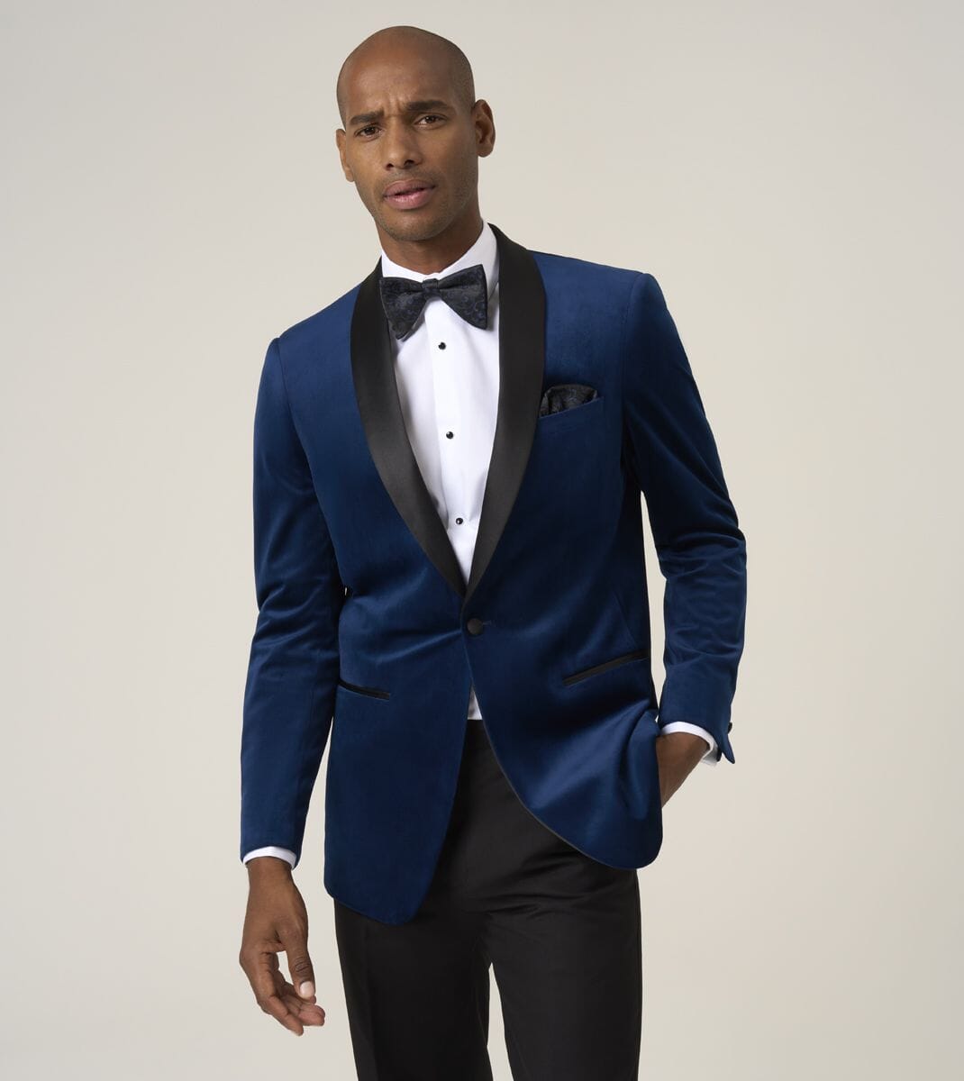 Paso Velvet Dinner Jacket - Blazers & Jackets - 