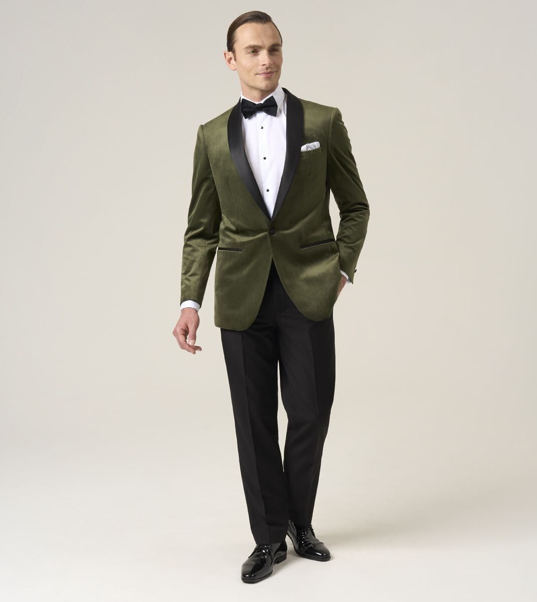 Paso Velvet Dinner Jacket - Blazers & Jackets - 
