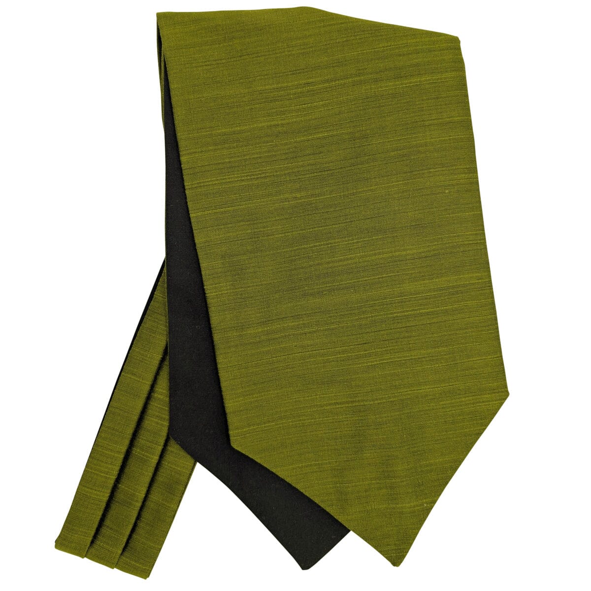 Peridot Green Dupion Cravat - Cravats - 