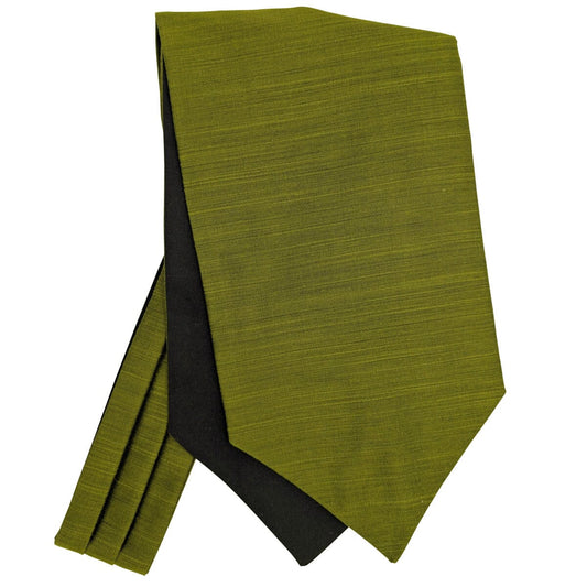 Peridot Green Dupion Cravat - Cravats - 