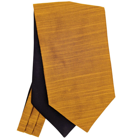 Persian Yellow Dupion Cravat - Cravats - 