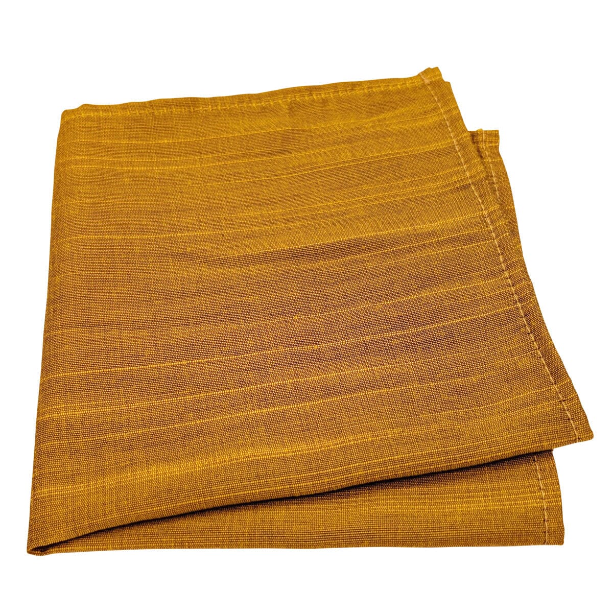 Persian Yellow Dupion Pocket Square - Handkerchiefs - 