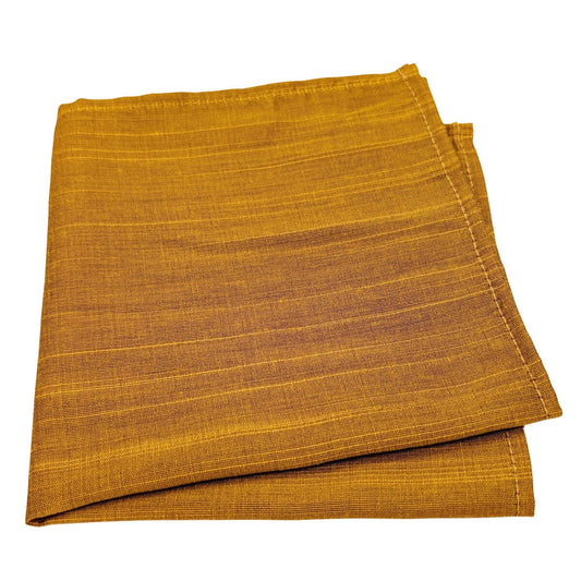 Persian Yellow Dupion Pocket Square - Handkerchiefs - 