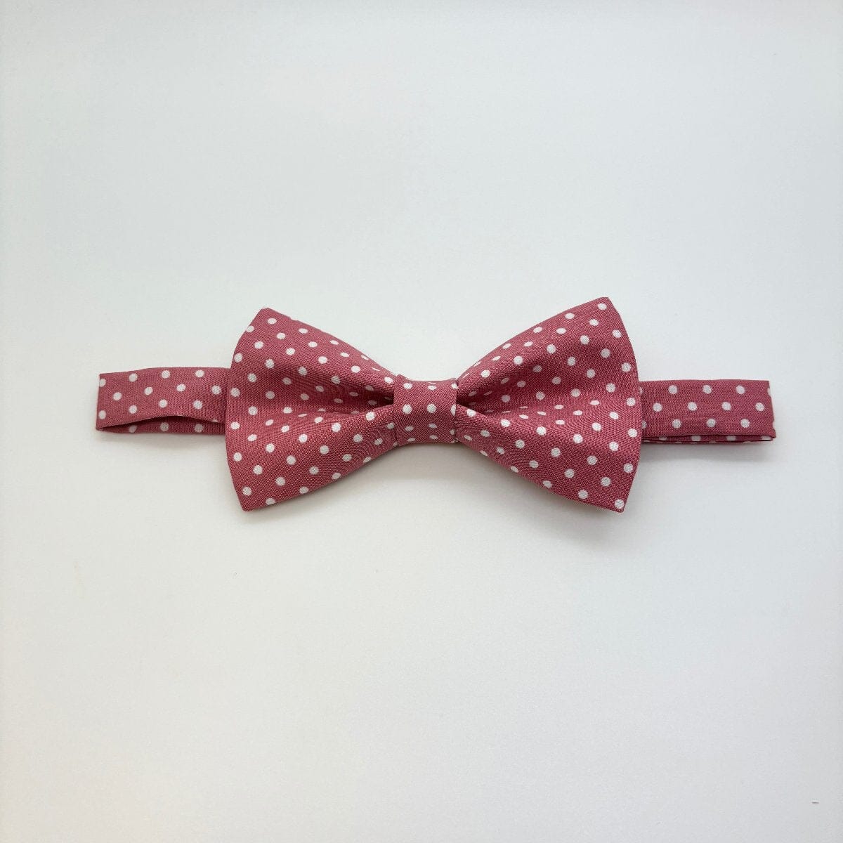 Pink Spot Bow Tie - Bow Ties - Pre-Tied Bow Tie Only 