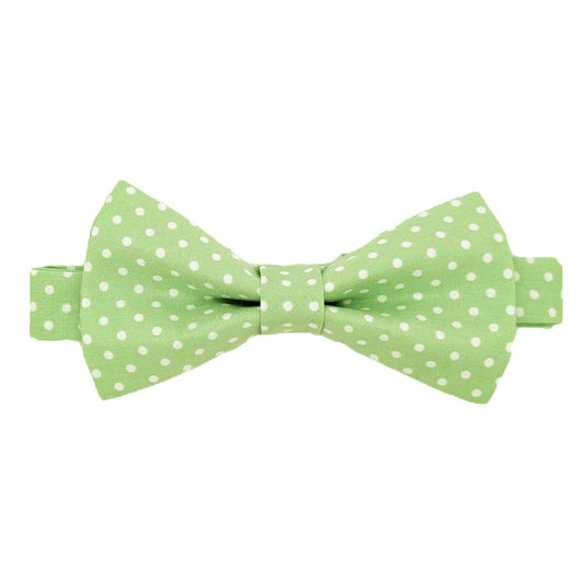 Pistachio Spot Bow Tie - Bow Ties - Pre-Tied Bow Tie Only 