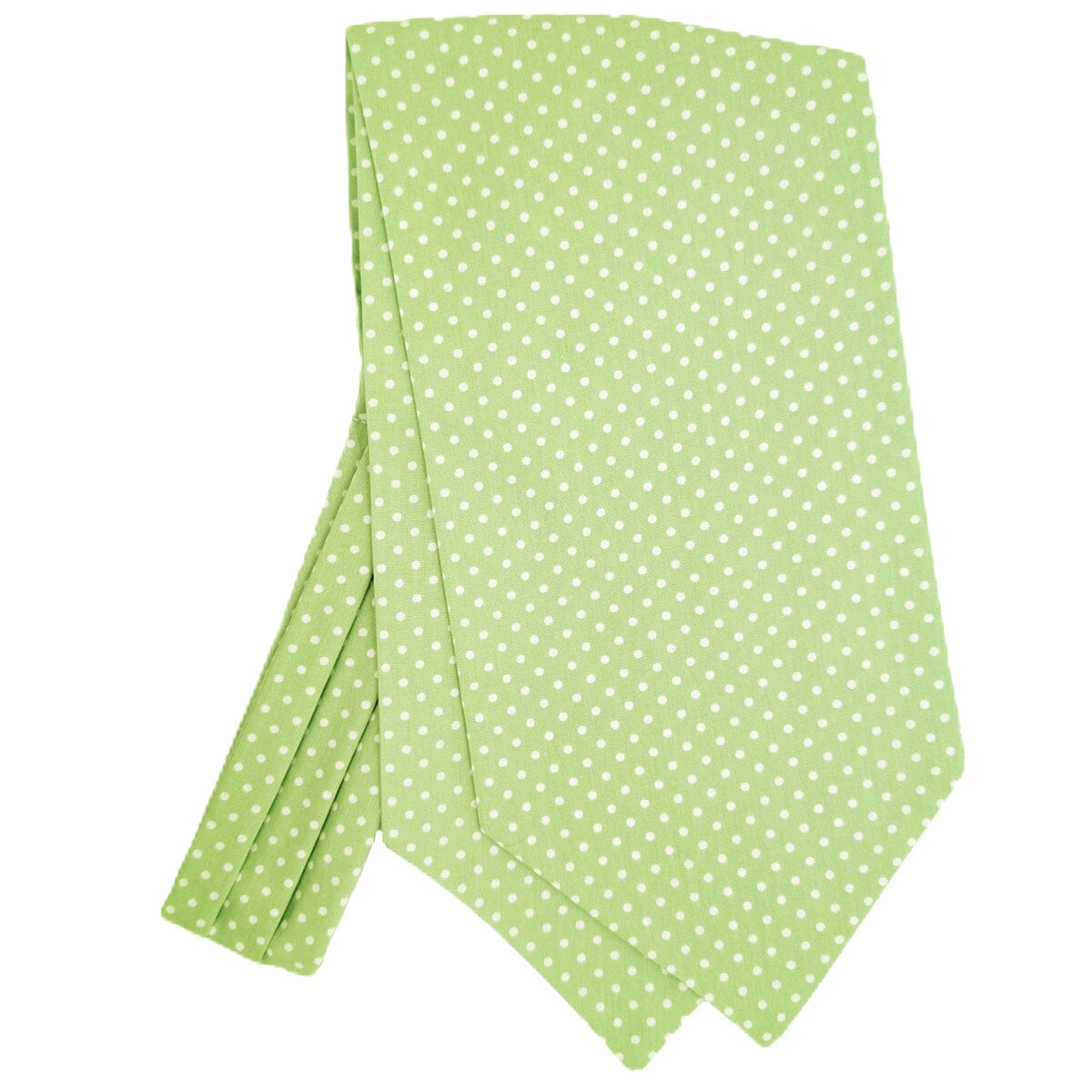 Pistachio Spot Cotton Cravat - Cravats - 
