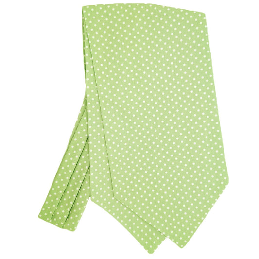 Pistachio Spot Cotton Cravat - Cravats - 