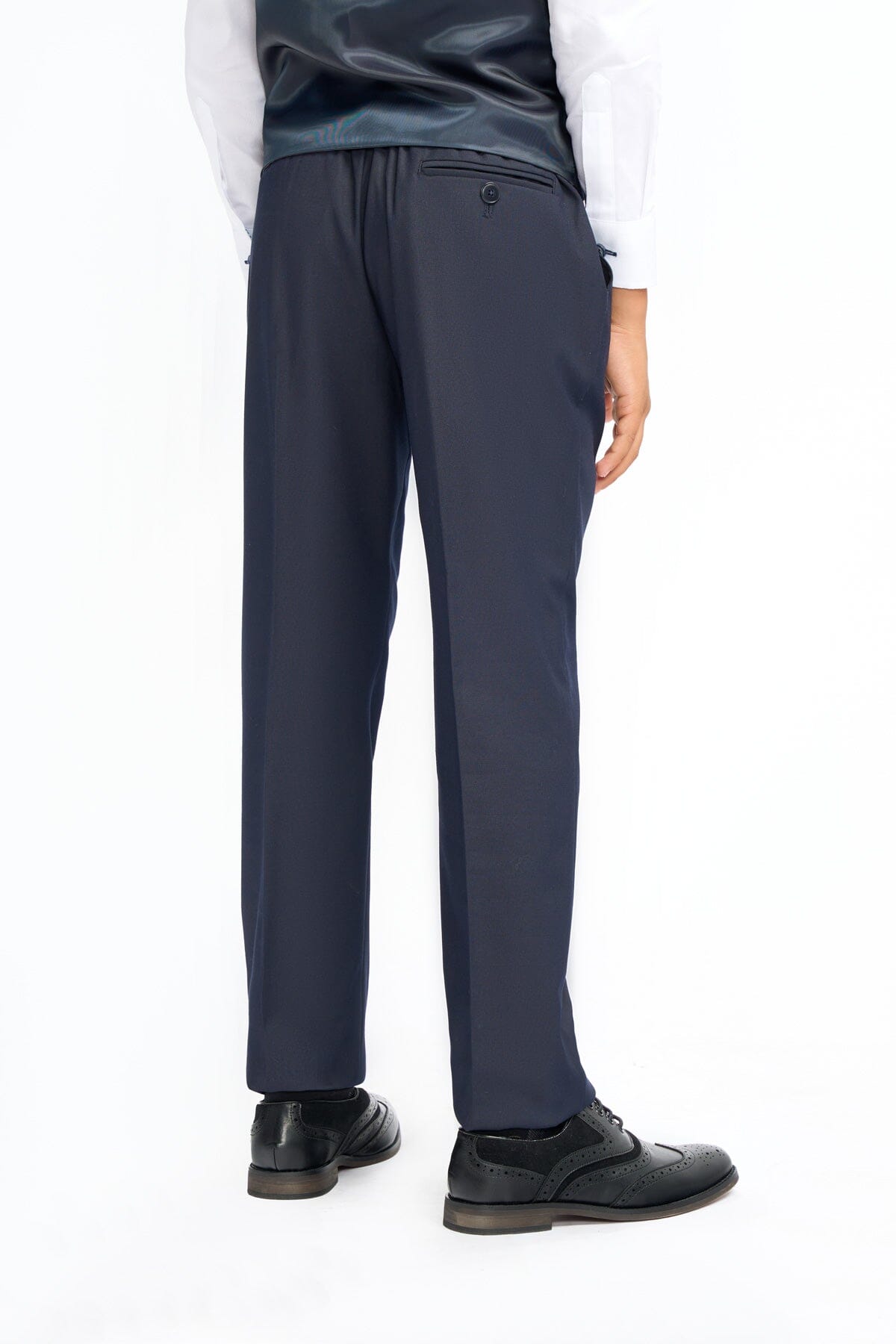 Plain Navy Boys 3 Piece Suit - STOCK CLEARANCE - Blazers & Jackets Sale - 