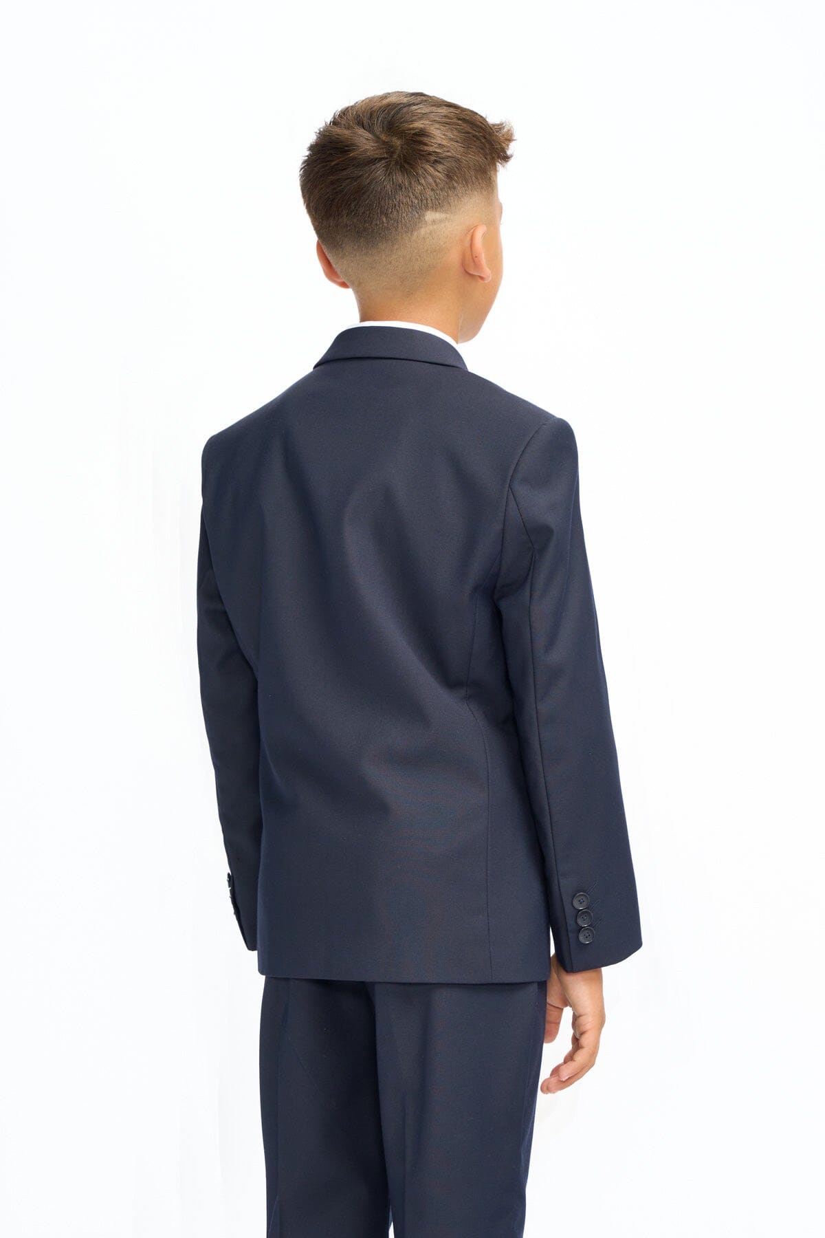 Plain Navy Boys 3 Piece Suit - STOCK CLEARANCE - Blazers & Jackets Sale - 